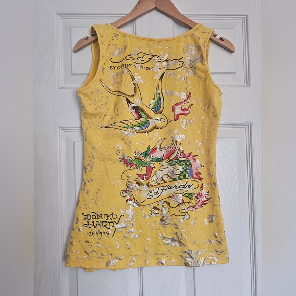 Ed Hardy Tank sz L - Picture 2 of 8